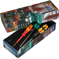 Комплект отвертки Mix Kraftform Christmas 2026, 3ч, 05135826001, WERA