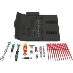 Комплект инструменти Kraftform Kompakt W Imperial 1 за поддръжка, 35бр, 05135871001, WERA