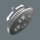 Тресчотка 8000 C Zyklop Speed 1/2" Black Edition, 05135882001, WERA