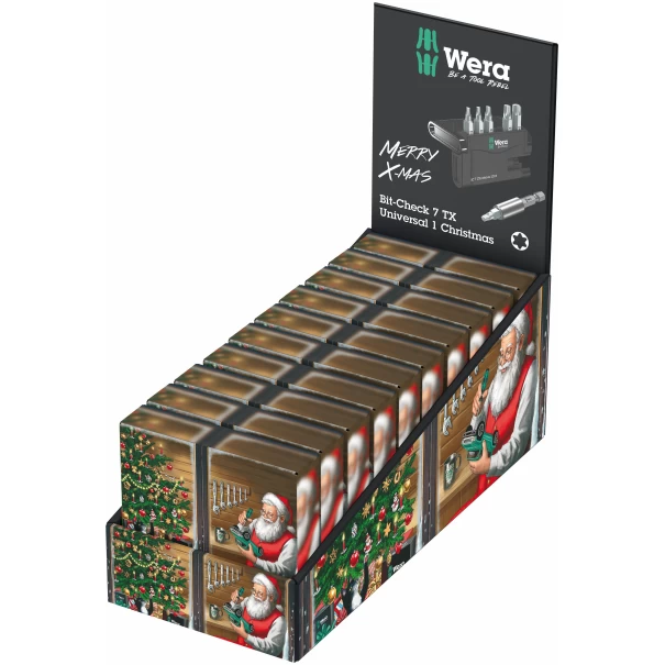 Комплект битове 7 TX Universal 1 Christmas 7ч, 05136024001, WERA