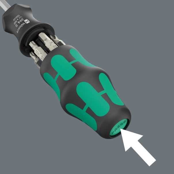 Комплект отвертка с държач, удължена Kraftform Kompakt 27 XL SHK 1, 05136075001, WERA