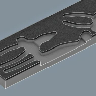 Пенова вложка 9780 KNIPEX клещи Set 1, 3ч, 05150180001, WERA