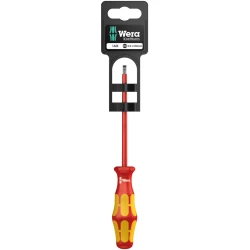 Отвертка плоска изолирана 160 i SB 2,5x80mm, 0.4x2.5x80, 05100000001, WERA