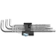 Комплект ключове имбусни Г-образни 3950 PKL/9, Stainless, 05073544001, WERA