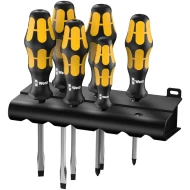 Комплект отвертки ударни 932 S/6 Kraftform Wera + стойка, 05018283001, WERA