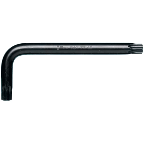 Ключ Г-образен 967 TORX®, BlackLaser, TX 40x76, 05024020001, WERA