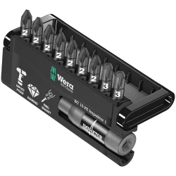 Комплект битове Bit-Check 10 PZ Impaktor 1, 05057684001, WERA