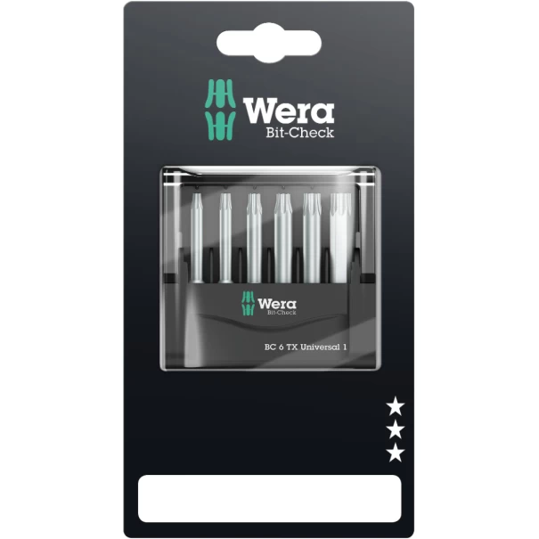 Комплект битове Mini-Check TX, 50 mm SB, 05073637001, WERA