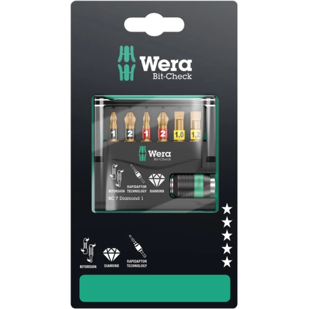 Комплект битове 8700-6/BDC SB, 05073419001, WERA