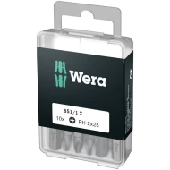 Битове кутия 851/1 Z DIY, PH 2x25mm, 10бр, 05072401001, WERA