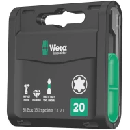 Битове кутия Bit-Box 15 Impaktor TX, TX 20x25mm, 15 части, 05057772001, WERA