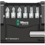 Комплект битове Bit-Check 7 Universal 4, 7ч, 05135810001, WERA