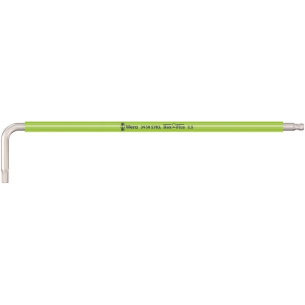 Ключ имбусен 3950 SPKL Multicolour, неръждаем, 2,5x112mm, 05022662001, WERA