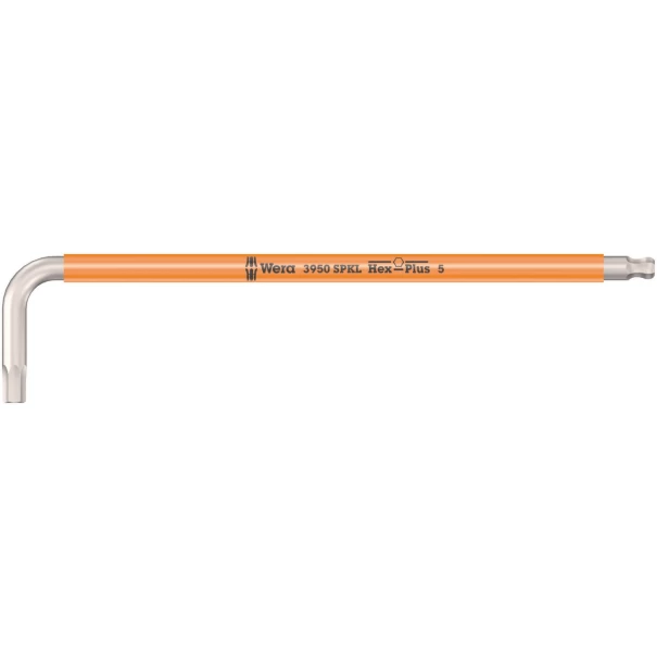 Ключ имбусен 3950 SPKL Multicolour, неръждаем, 5x154mm, 05022665001, WERA