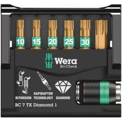 Комплект битове Bit-Check 7 TX Diamond 1, 05057415001, WERA