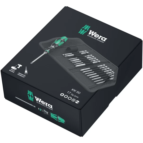 Отвертка Kraftform Kompakt 60, комплект, 05059295001, WERA