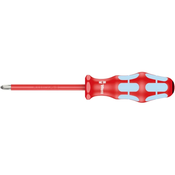 Отвертка кръстата изолирана 3165 i PZ VDE, неръждаема, PZ 2 x100mm, 05022741001, WERA
