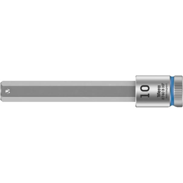Вложка гаечна 8740 B HF Zyklop 3/8", задържаща, 10x100mm, 05003044001, WERA