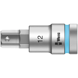 Вложка гаечна 8740 C HF Zyklop, 1/2", задържаща, 12x60mm, 05003826001, WERA