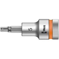 Вложка гаечна 8740 C HF Zyklop, 1/2", задържаща, 5x60mm, 05003821001, WERA