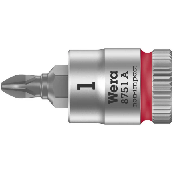 Вложка гаечна 8751 A Phillips Zyklop, 1/4", PH 1x28mm, 05003350001, WERA