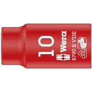 Вложка гаечна 8790 B VDE Zyklop, изолирана, 3/8", 10x46mm, 05004954001, WERA