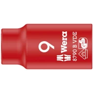 Вложка гаечна 8790 B VDE Zyklop, изолирана, 3/8", 9x46mm, 05004953001, WERA