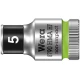 Вложка гаечна 1/4", SW 5, задържаща, 8790 HMA HF Zyklop, 23mm, 05003719001, WERA