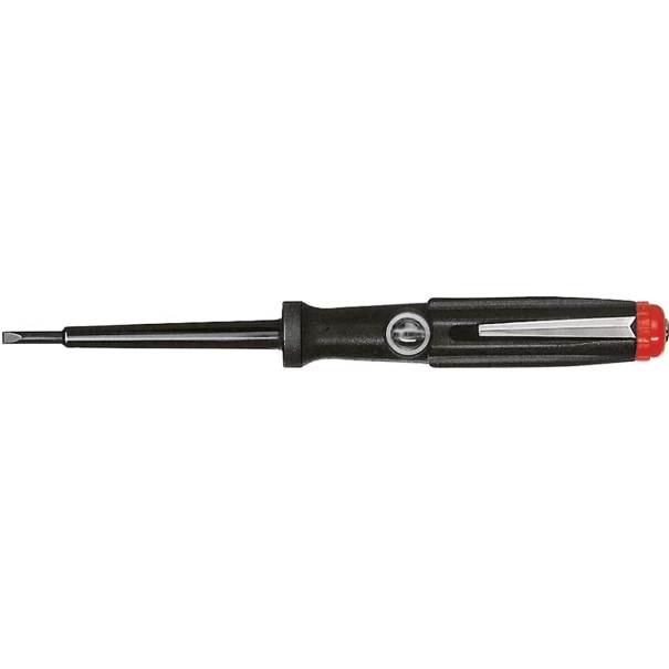 Фазомер 150-250 V плосък, черен с подвижен клипс 3, 0 mm x 60 mm, 00456, WIHA