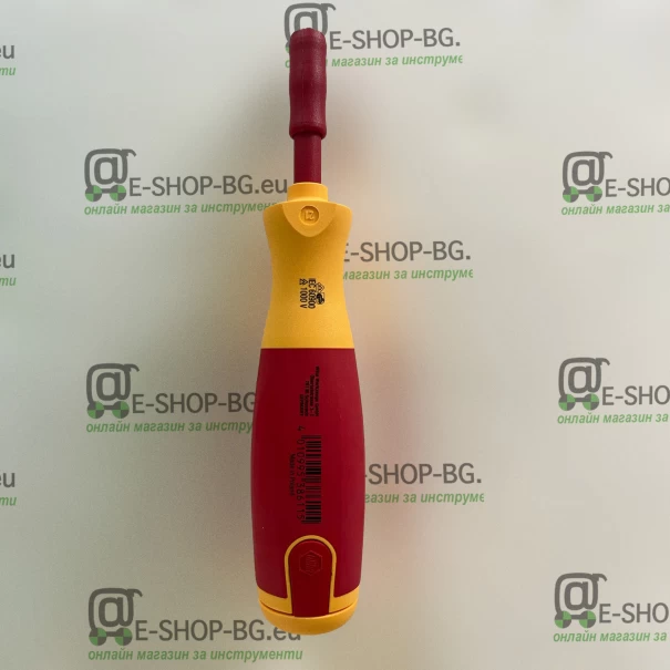 Отвертка с магазин за битове LiftUp electric Phillips, PlusMinus/Pozidriv, плоска с 6 slimBits, 38611, WIHA