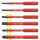 Отвертка с магазин за битове LiftUp electric Phillips, PlusMinus/Pozidriv, плоска с 6 slimBits, 38611, WIHA