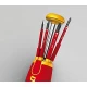 Отвертка с магазин за битове LiftUp electric Phillips, PlusMinus/Pozidriv, плоска с 6 slimBits, 38611, WIHA