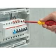 Отвертка и комплект битове slimVario плоски, Pozidriv, PlusMinus/Pozidriv 9ч в калъф, 41233, WIHA
