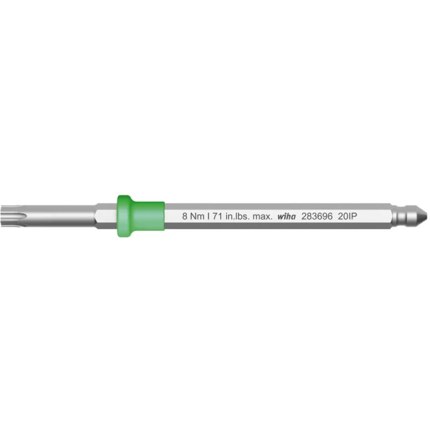 Отвертка-стебло, сменяемо TORX PLUS® за отвертка динамометрична с ключообразна ръкохватка 20IP x 75 mm, 8, 0 Nm, 38820, WIHA