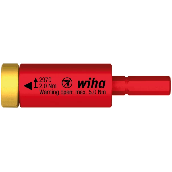 Динамометричен адаптер easyTorque electric за държач slimBits и slimVario®, в блистер 2,0 Nm, 41342, WIHA