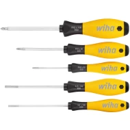 Комплект отвертки SoftFinish ESD плоски, Phillips, 5ч, 27252, WIHA