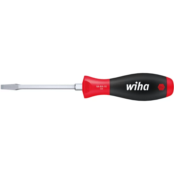 Отвертка плоска SoftFinish 7, 0 mm x 125 mm, 00735, WIHA