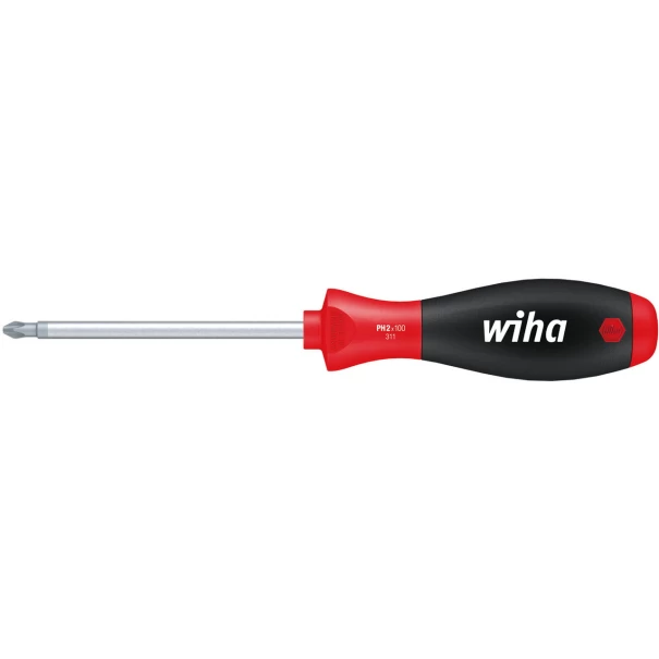 Отвертка SoftFinish Phillips PH2x100mm, 00759, WIHA