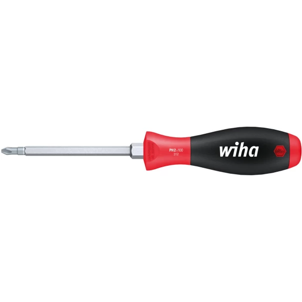 Отвертка SoftFinish Phillips PH1x80mm, 00764, WIHA