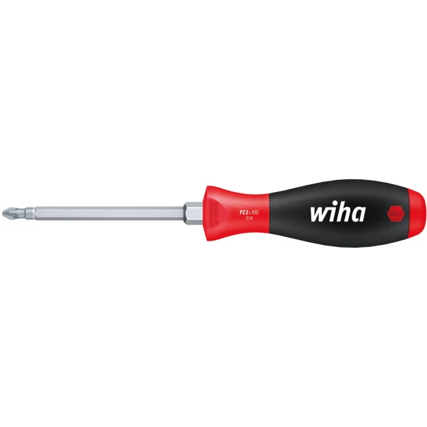 Отвертка SoftFinish Pozidriv PZ2x100mm, 00777, WIHA