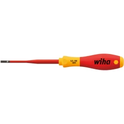 Отвертка плоска SoftFinish electric slimFix 3, 5 mm x 100 mm, 35446, WIHA