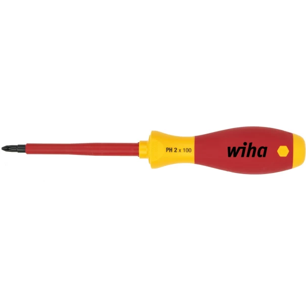 Отвертка кръстата изолирана SoftFinish electric Phillips PH 0 x60mm, 00846, WIHA