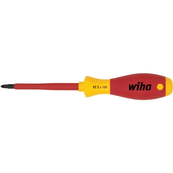 Отвертка кръстата изолирана SoftFinish electric Pozidriv PZ 2 x100mm, 00879, WIHA