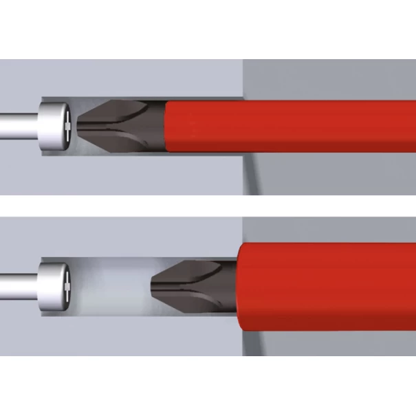 Комплект отвертки SoftFinish electric slimFix TORX® топлоустойчив с отвор, 6ч, 41245, WIHA