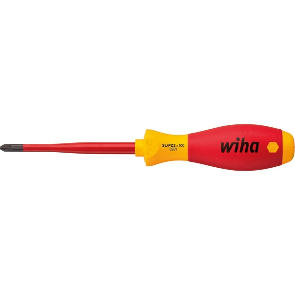 Отвертка кръстата изолирана SoftFinish electric slimFix PlusMinus/Pozidriv PZ/SL 1 x80mm, 36329, WIHA