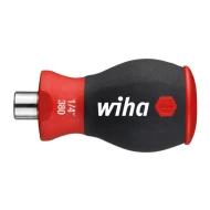 Отвертка с магазин за битове магнитен TORX® с 6 накрайника, Stubby, 1/4", 33744, WIHA