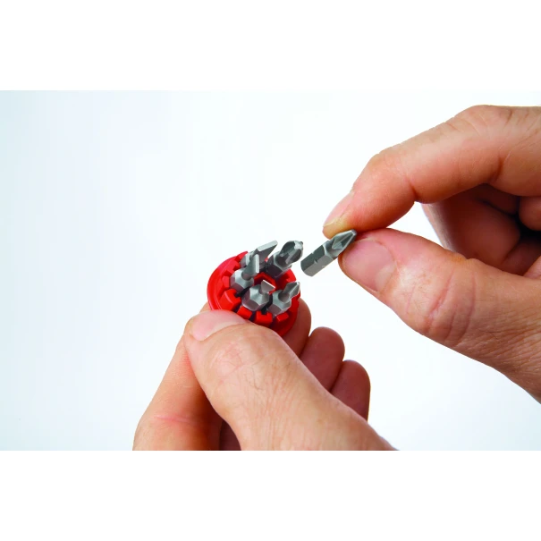 Отвертка с магазин за битове магнитен TORX® с 6 накрайника, Stubby, 1/4", 33744, WIHA