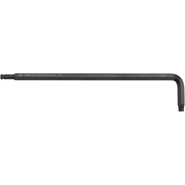 Ключ Г-образен сферична глава TORX® черен, TX15, 32388, WIHA