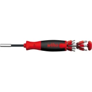 Отвертка магнитна с магазин за битове LiftUp 25 смесен, с 12 накрайници, 1/4", 38600, WIHA