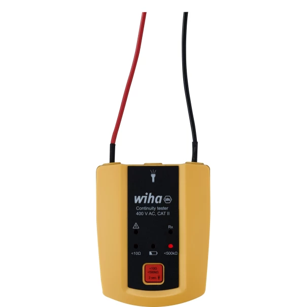 Тестер за проводимост до 400 V AC LED CAT II 2 x ААА, 45222, WIHA